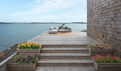Asker sofa with a sea view