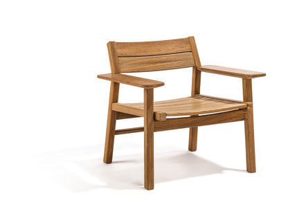 Djurö lounge armchair in teak
