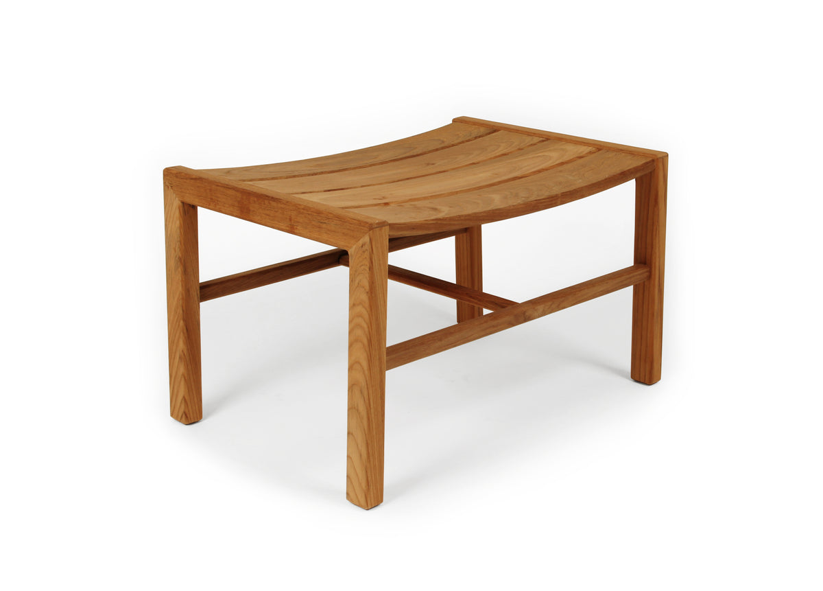 Djurö teak footstool