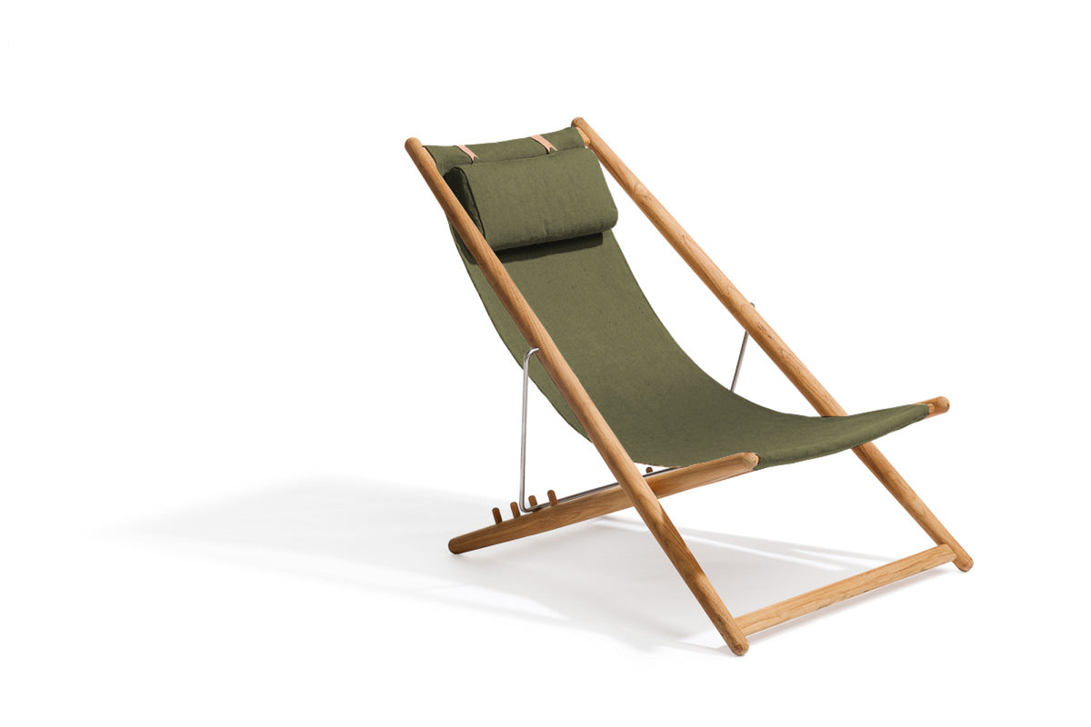 H55 lounge chair in Leaf Green
