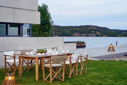 Korsö teak table with Kryss chairs