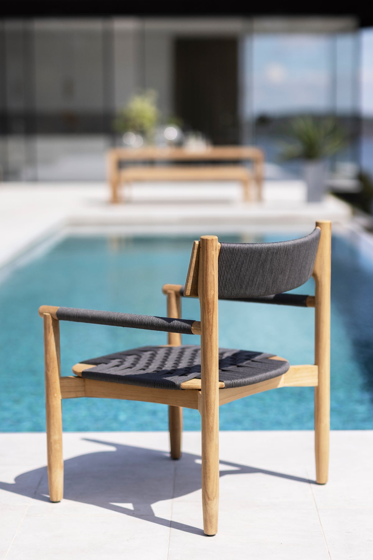 Koster teak lounge chair