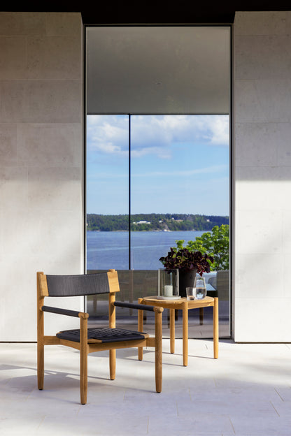Koster lounge chair and lounge table