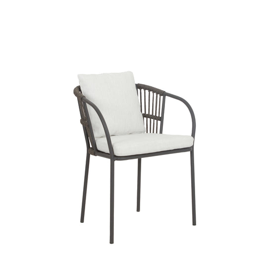 Saltö dining chair with rope backrest