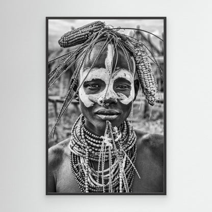 A Woman of the Karo Tribe (Omo Valley-Ethiopia). by Joxe Inazio Kuesta Garmendia