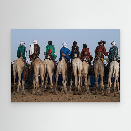 Watching the gerewol festival from the camels - Niger by Joxe Inazio Kuesta Garmendia
