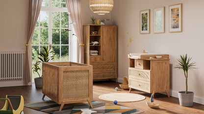 MARELIA BOIS Evolutive Bed 60X120 CM - From Crib to Toddler Bed