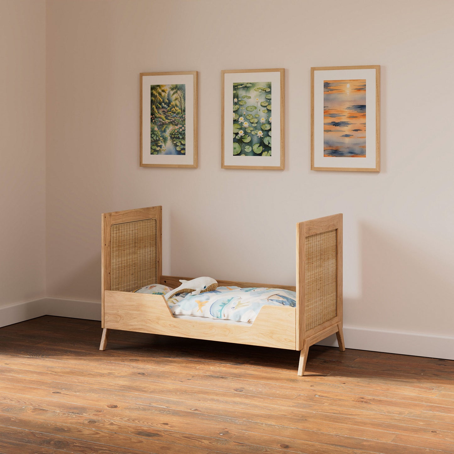 MARELIA BOIS Evolutive Bed 60X120 CM - From Crib to Toddler Bed