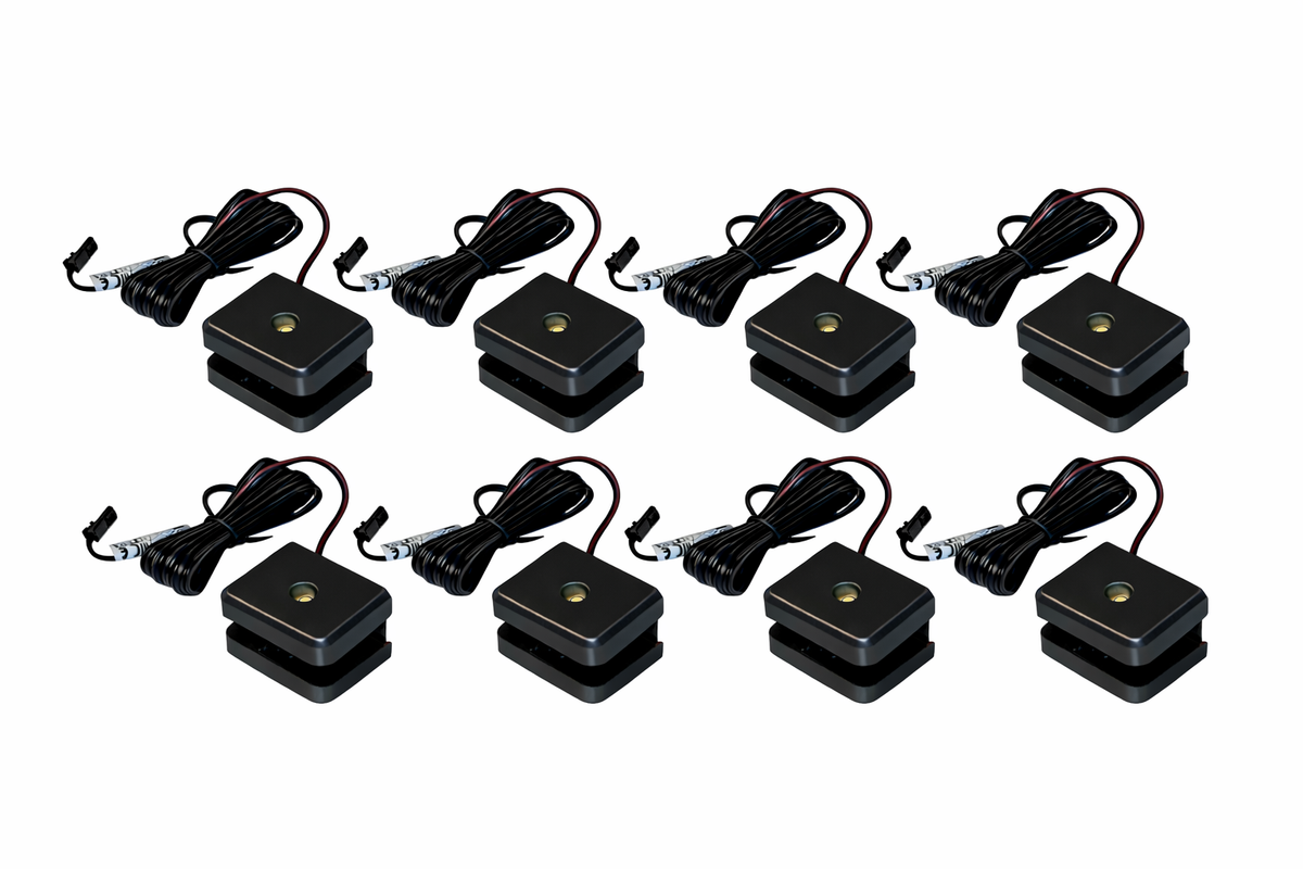CASØ LED Lights for Wooden Shelves, 8 Pieces