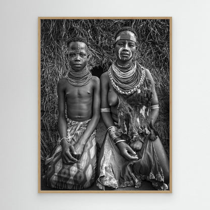 Two karo tribe girls (Omo Valley-Ethiopia) by Joxe Inazio Kuesta Garmendia