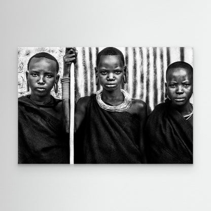 Suri Tribe Women - Ethiopia by Joxe Inazio Kuesta Garmendia