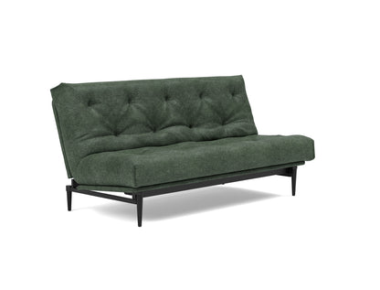 COLPUS BLACK Sofa Bed Nordic Mattress, 3/4 view