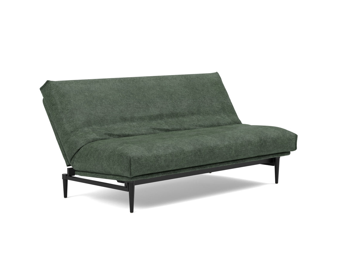 COLPUS BLACK Sofa Bed Nordic Cover, relaxed back position
