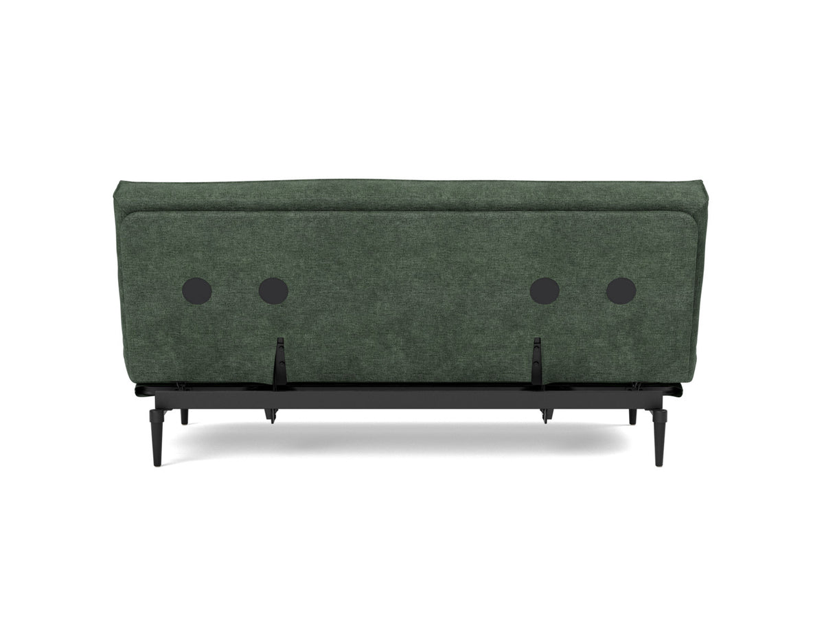 COLPUS BLACK Sofa Bed Sharp Plus Cover, back view