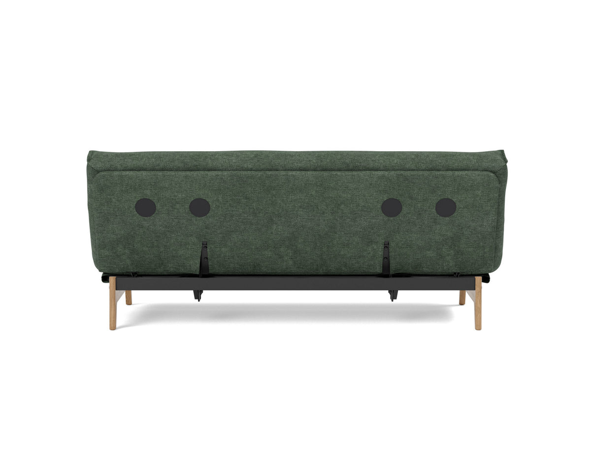 ASLAK Sofa Bed Nordic Mattress, back view