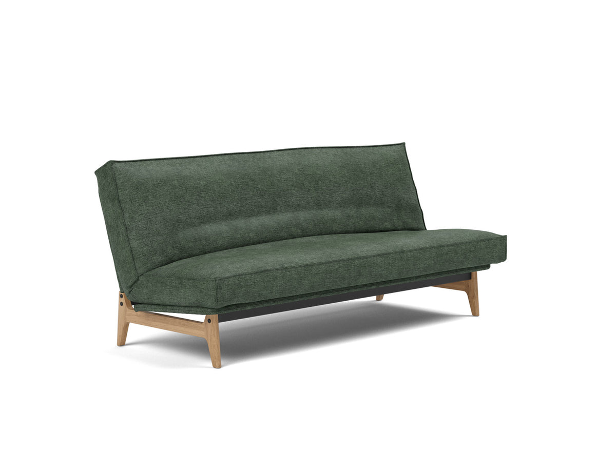 ASLAK Sofa Bed Sharp Plus Cover, 3/4 view