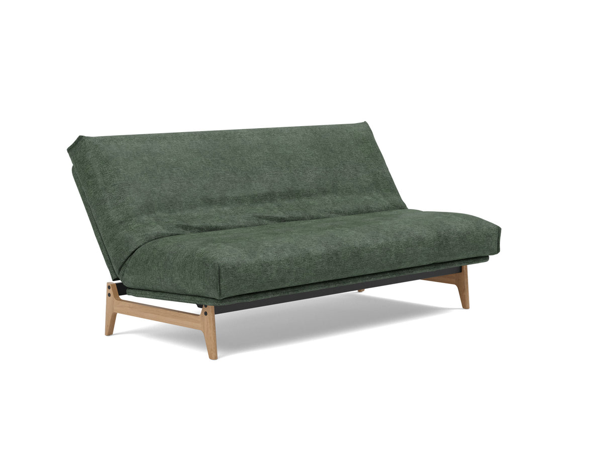 ASLAK Sofa Bed Nordic Cover, relaxed back position