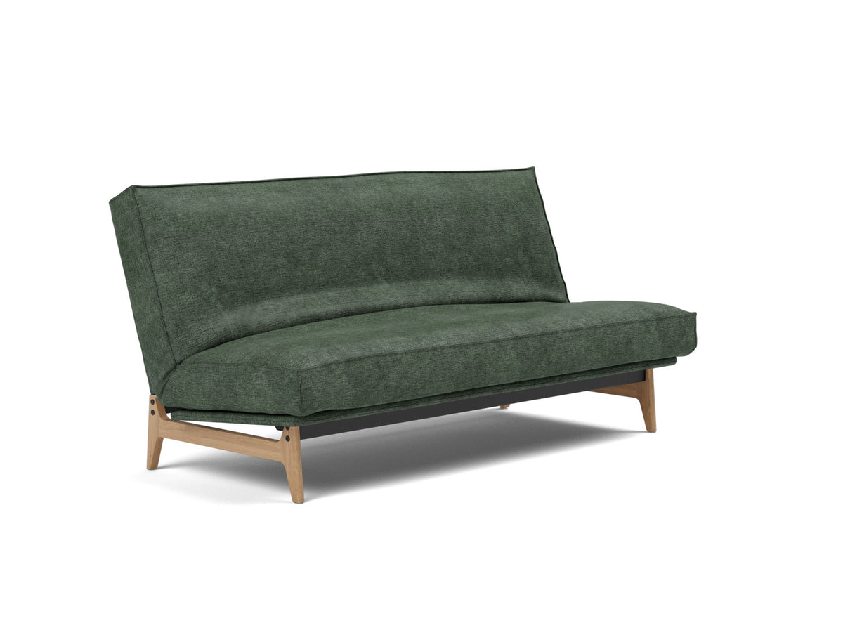 ASLAK Sofa Bed Sharp Plus Cover, 3/4 view