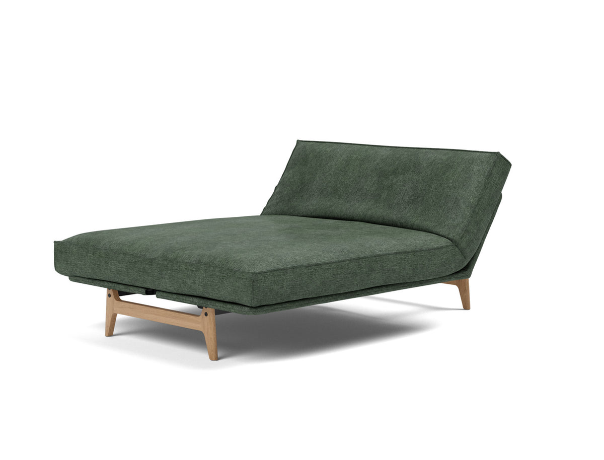 ASLAK Sofa Bed Sharp Plus Cover, bed with raised head end