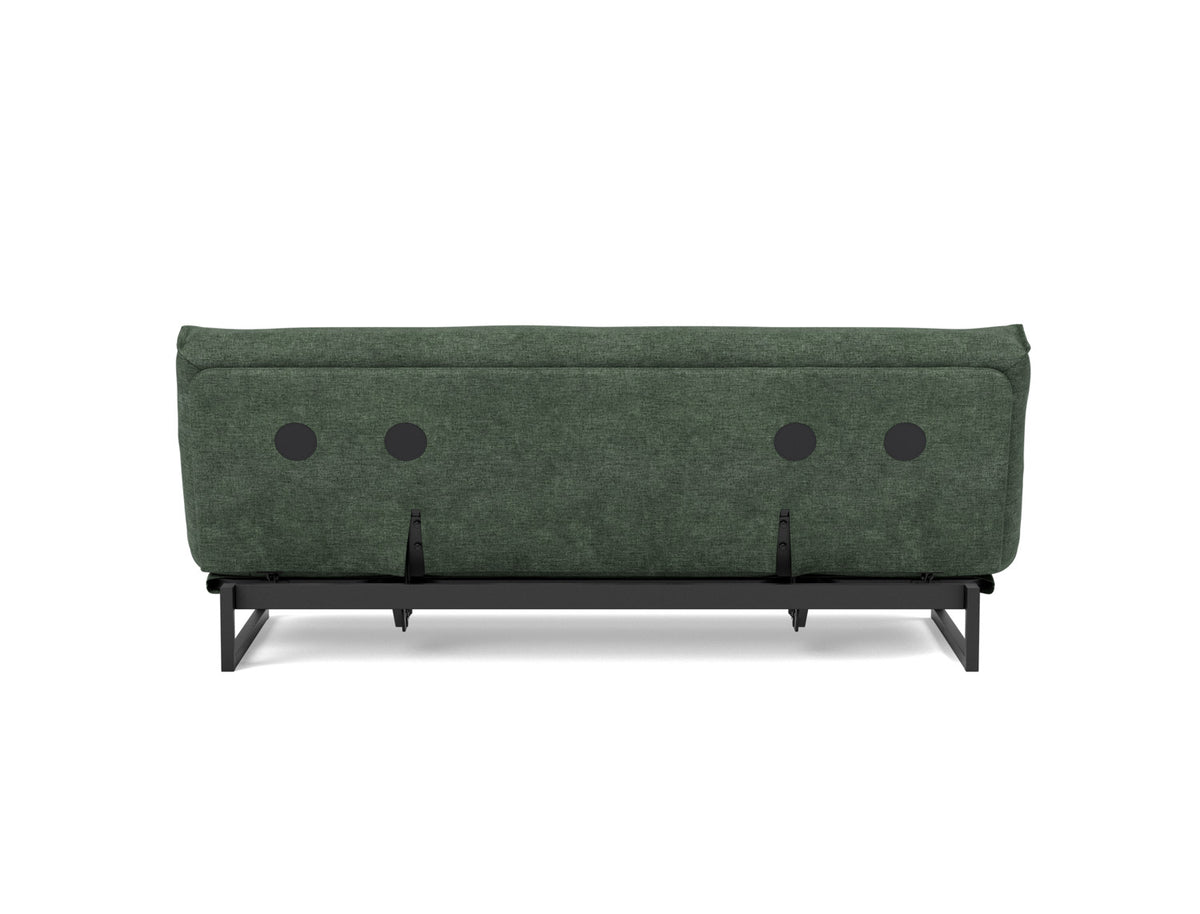 FRACTION Sofa Bed Nordic Mattress, back view