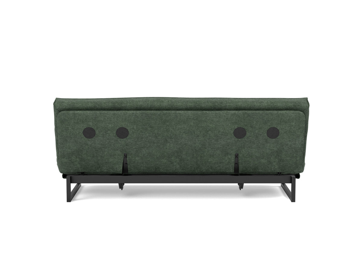 FRACTION Sofa Bed Sharp Plus Cover, back view