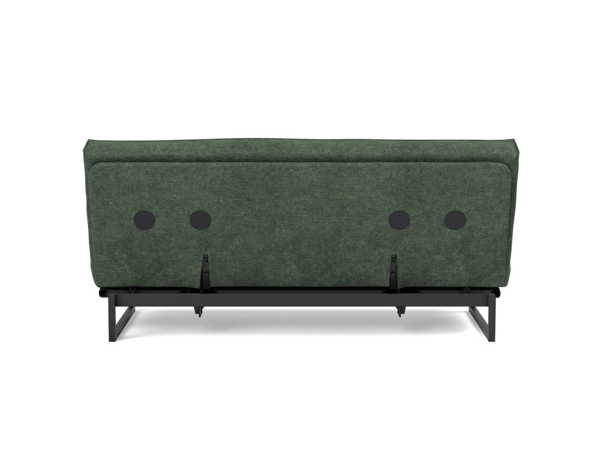 FRACTION Sofa Bed Sharp Plus Cover, back view
