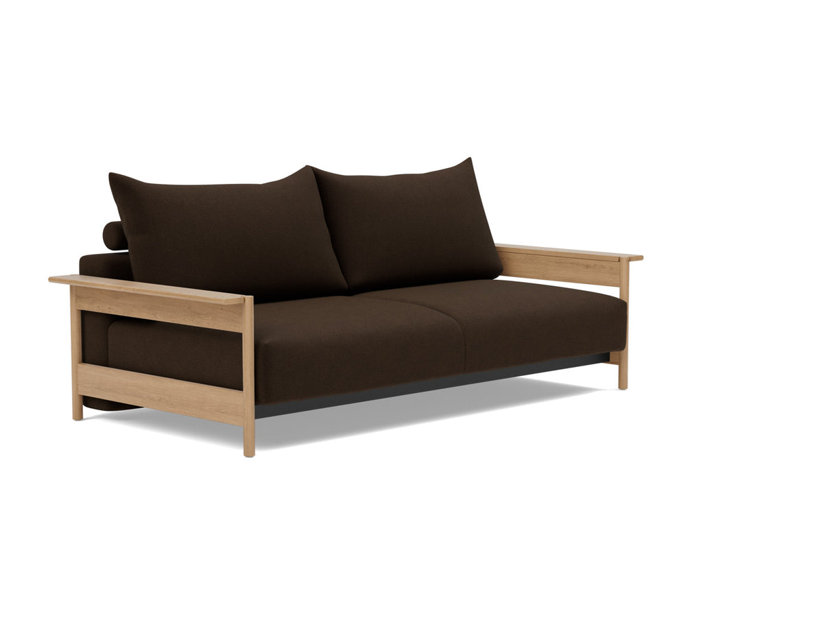 MALLOY WOOD Sofa Bed, 3/4 view
