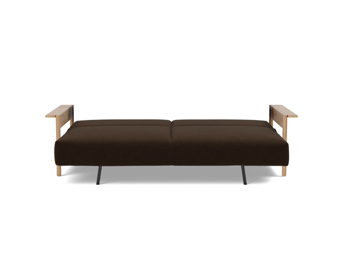MALLOY WOOD Sofa Bed, bed position