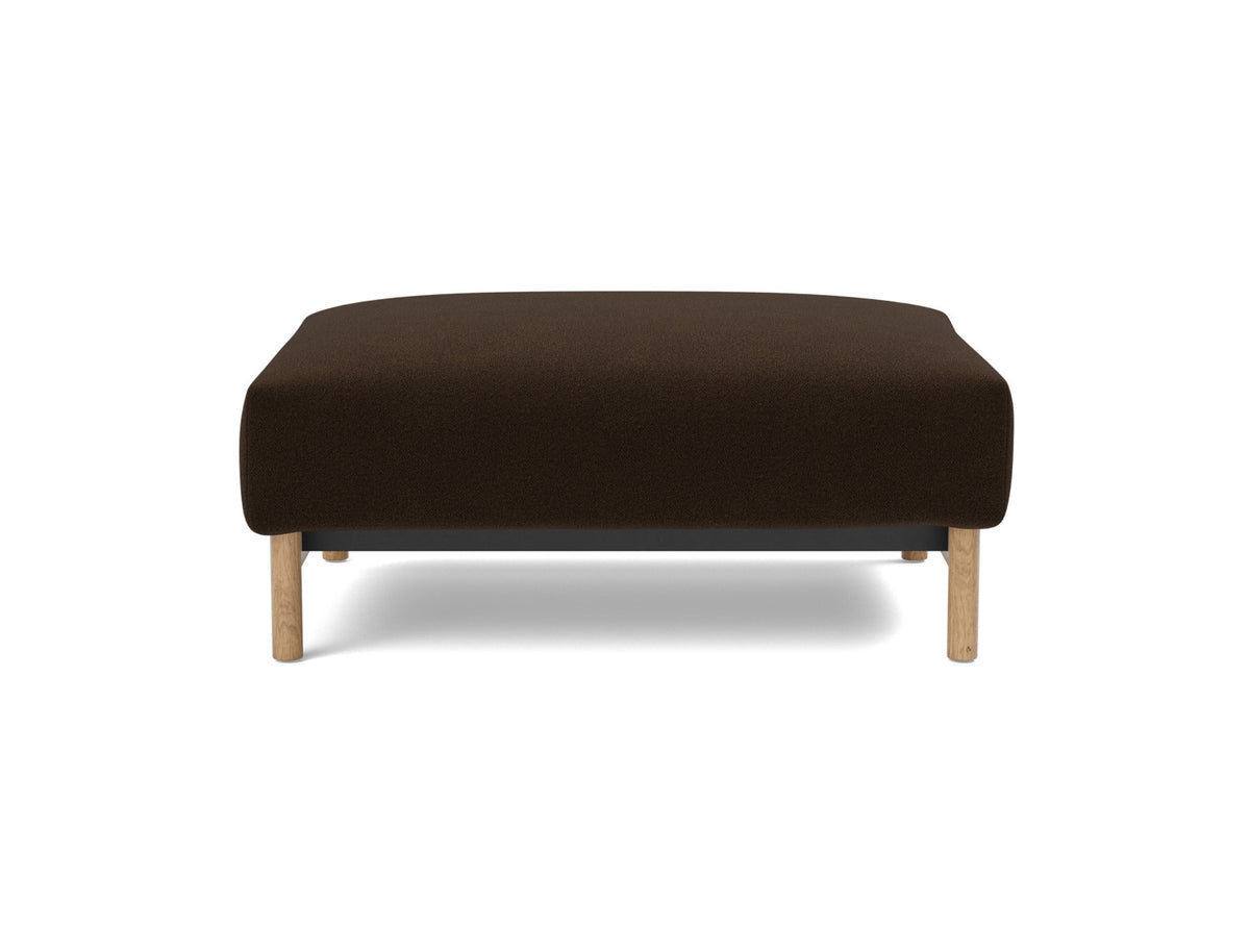 MALLOY WOOD Ottoman, front