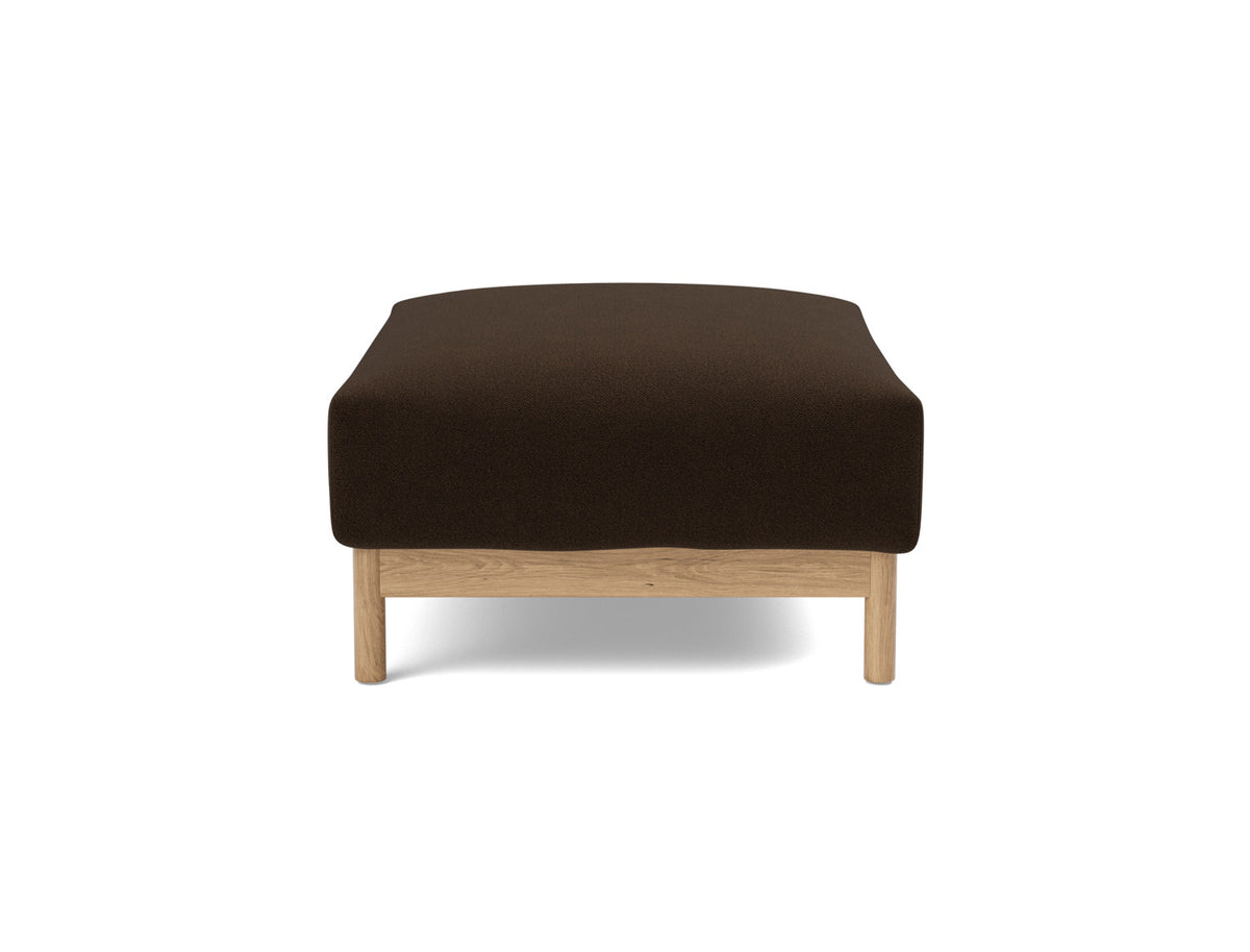 MALLOY WOOD Ottoman, side view