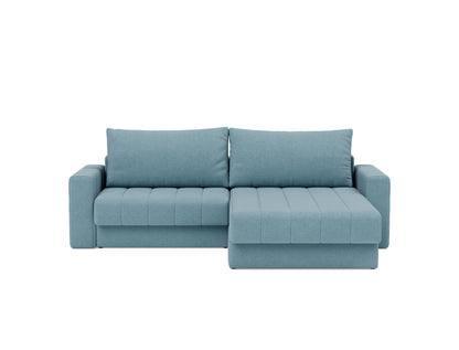 AKELLO Sofa Bed with Chaise and Arm Rests 143x200CM