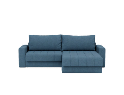 AKELLO Sofa Bed with Chaise and Arm Rests 143x200CM