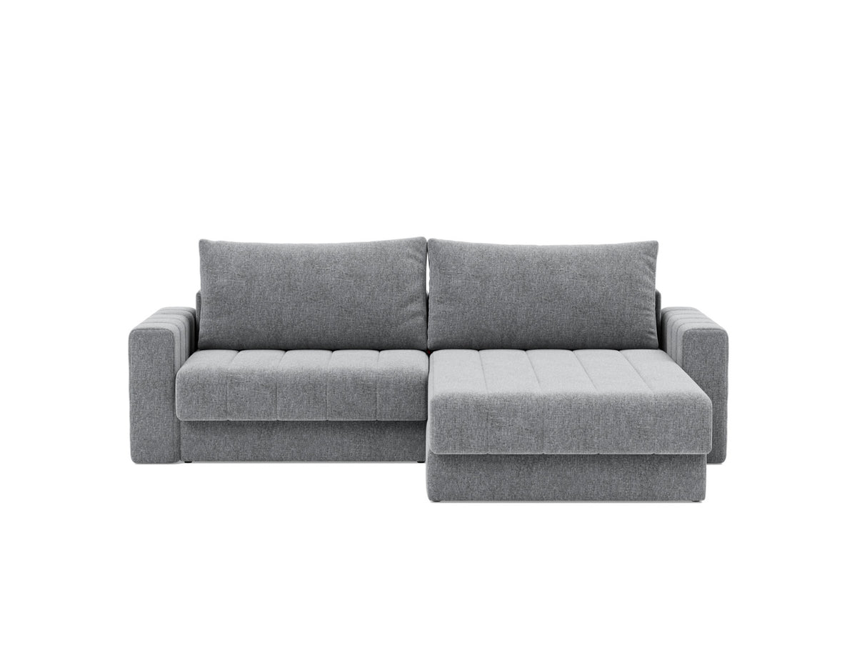 AKELLO Sofa Bed with Chaise and Arm Rests 143x200CM