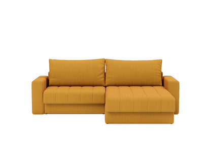 AKELLO Sofa Bed with Chaise and Arm Rests 143x200CM
