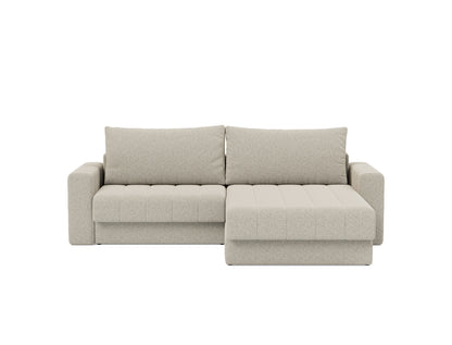 AKELLO Sofa Bed with Chaise and Arm Rests 143x200CM