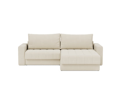 AKELLO Sofa Bed with Chaise and Arm Rests 143x200CM