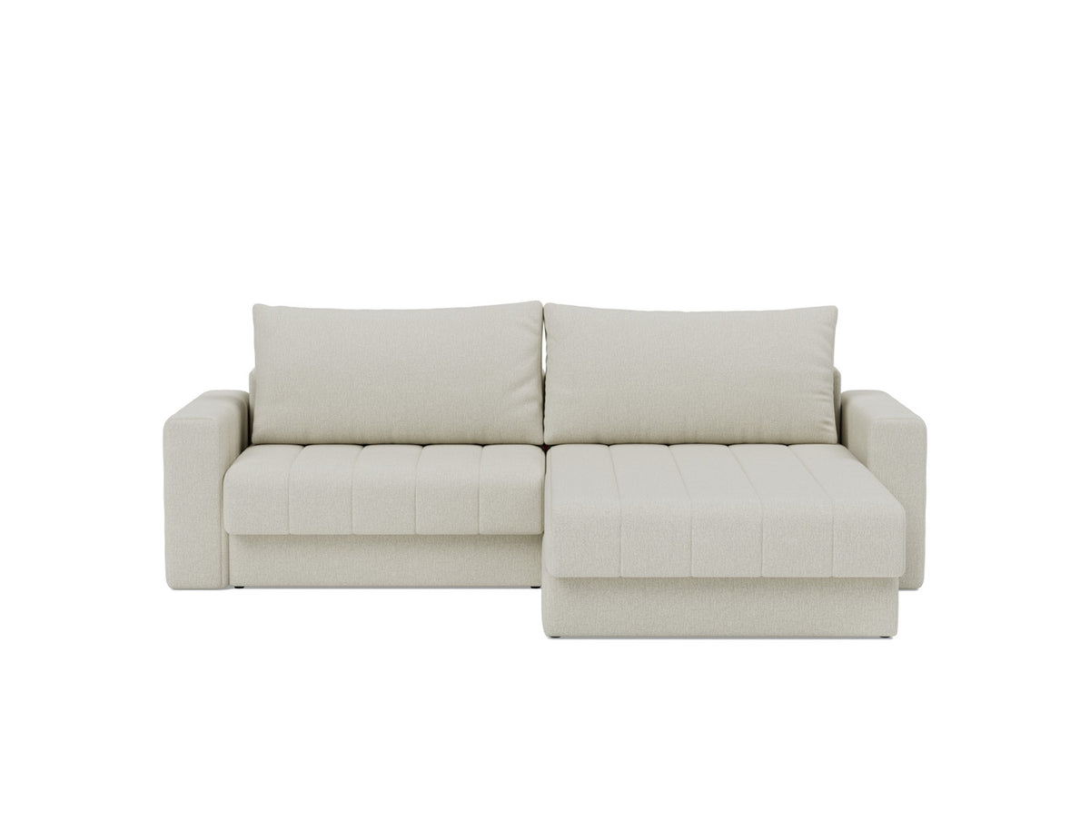 AKELLO Sofa Bed with Chaise and Arm Rests 143x200CM