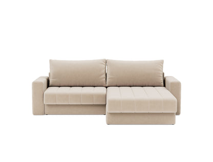 AKELLO Sofa Bed with Chaise and Arm Rests 143x200CM