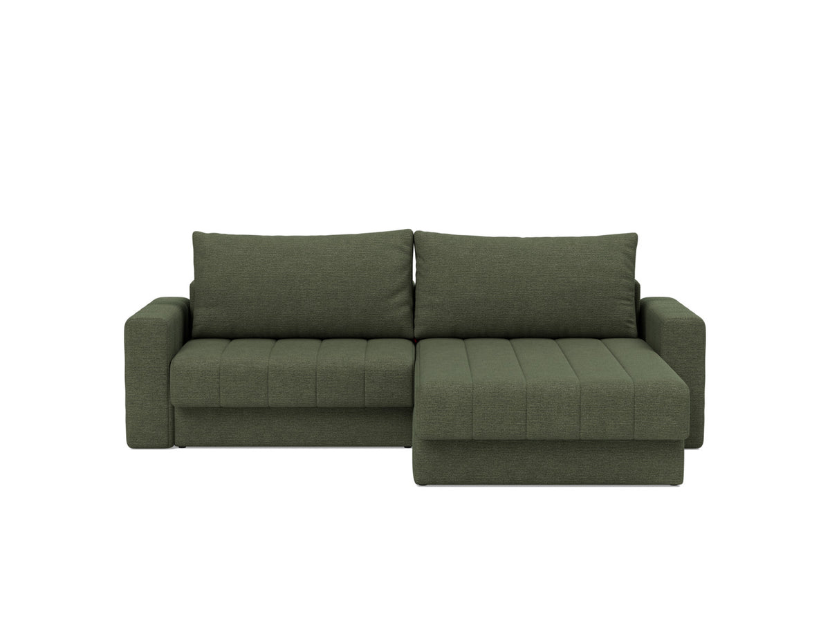 AKELLO Sofa Bed with Chaise and Arm Rests 143x200CM