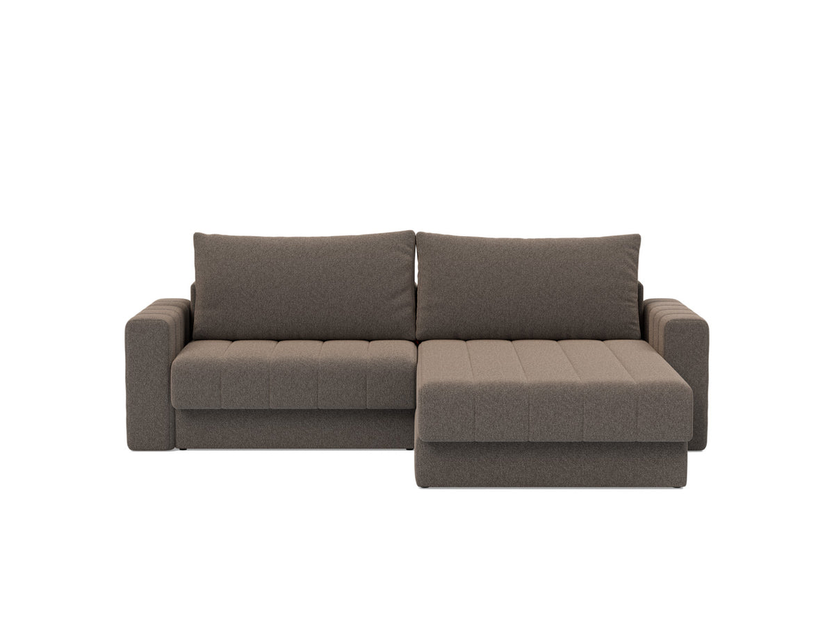 AKELLO Sofa Bed with Chaise and Arm Rests 143x200CM