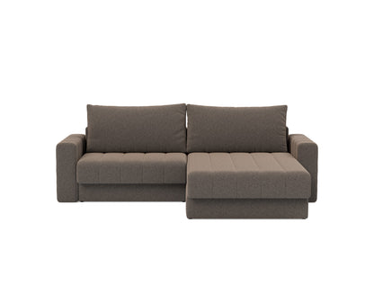 AKELLO Sofa Bed with Chaise and Arm Rests 143x200CM