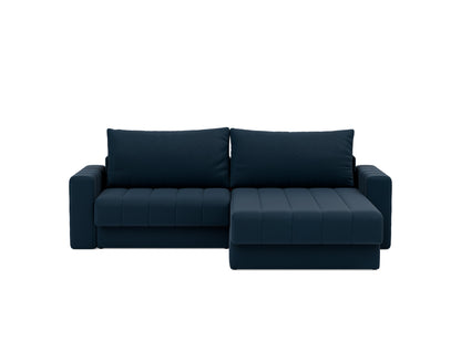 AKELLO Sofa Bed with Chaise and Arm Rests 143x200CM
