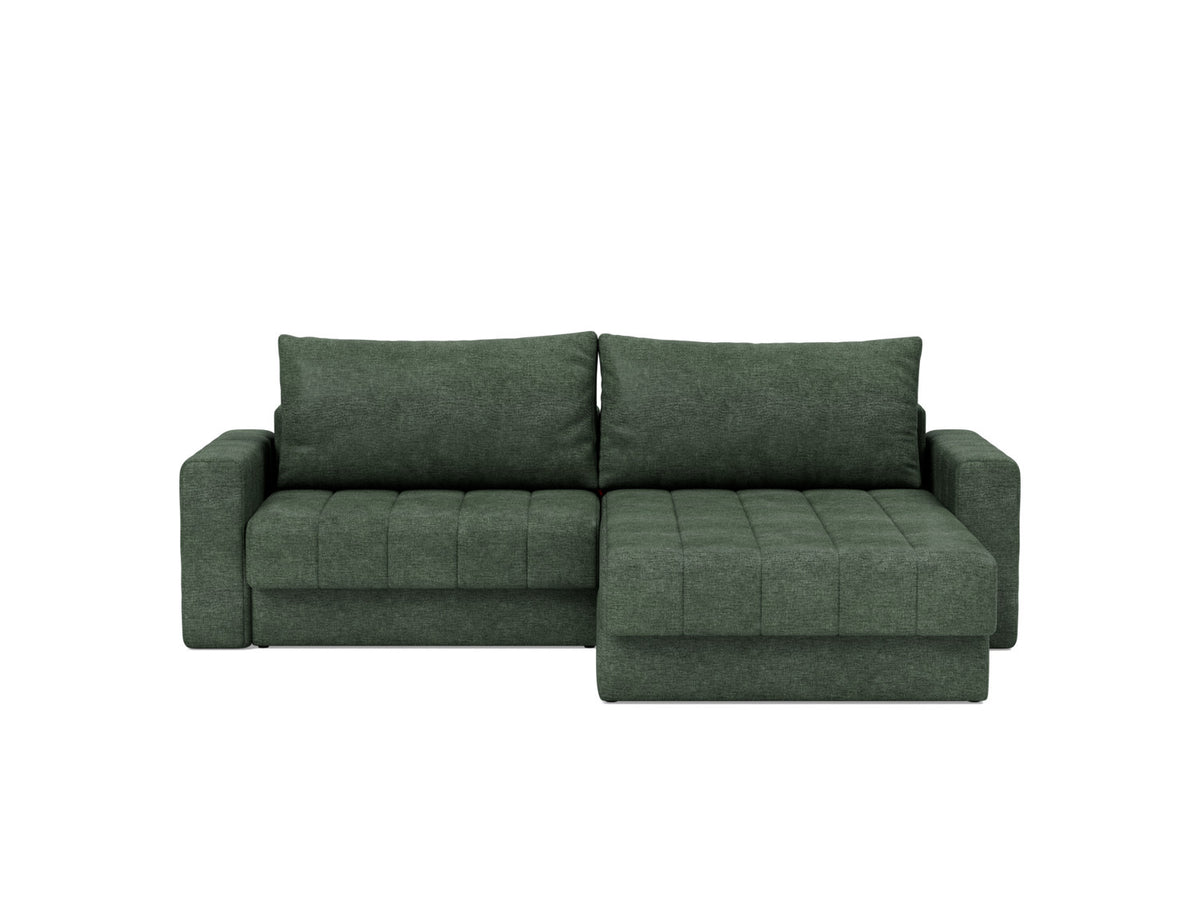 AKELLO Sofa Bed with Chaise and Arm Rests 143x200CM