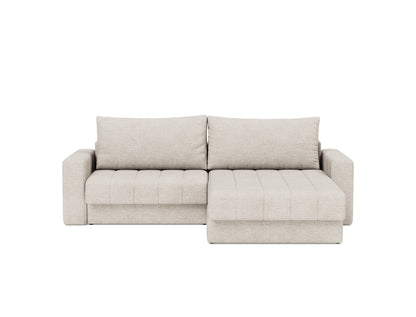AKELLO Sofa Bed with Chaise and Arm Rests 143x200CM