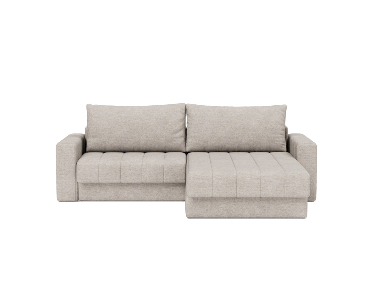 AKELLO Sofa Bed with Chaise and Arm Rests 143x200CM