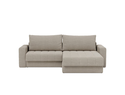 AKELLO Sofa Bed with Chaise and Arm Rests 143x200CM