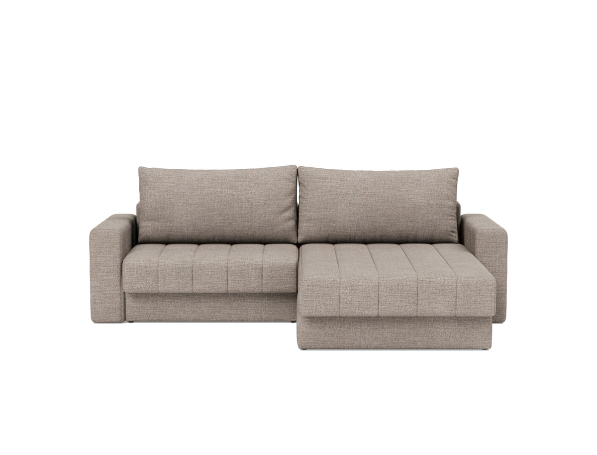 AKELLO Sofa Bed with Chaise and Arm Rests 143x200CM