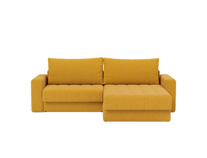 AKELLO Sofa Bed with Chaise and Arm Rests 143x200CM