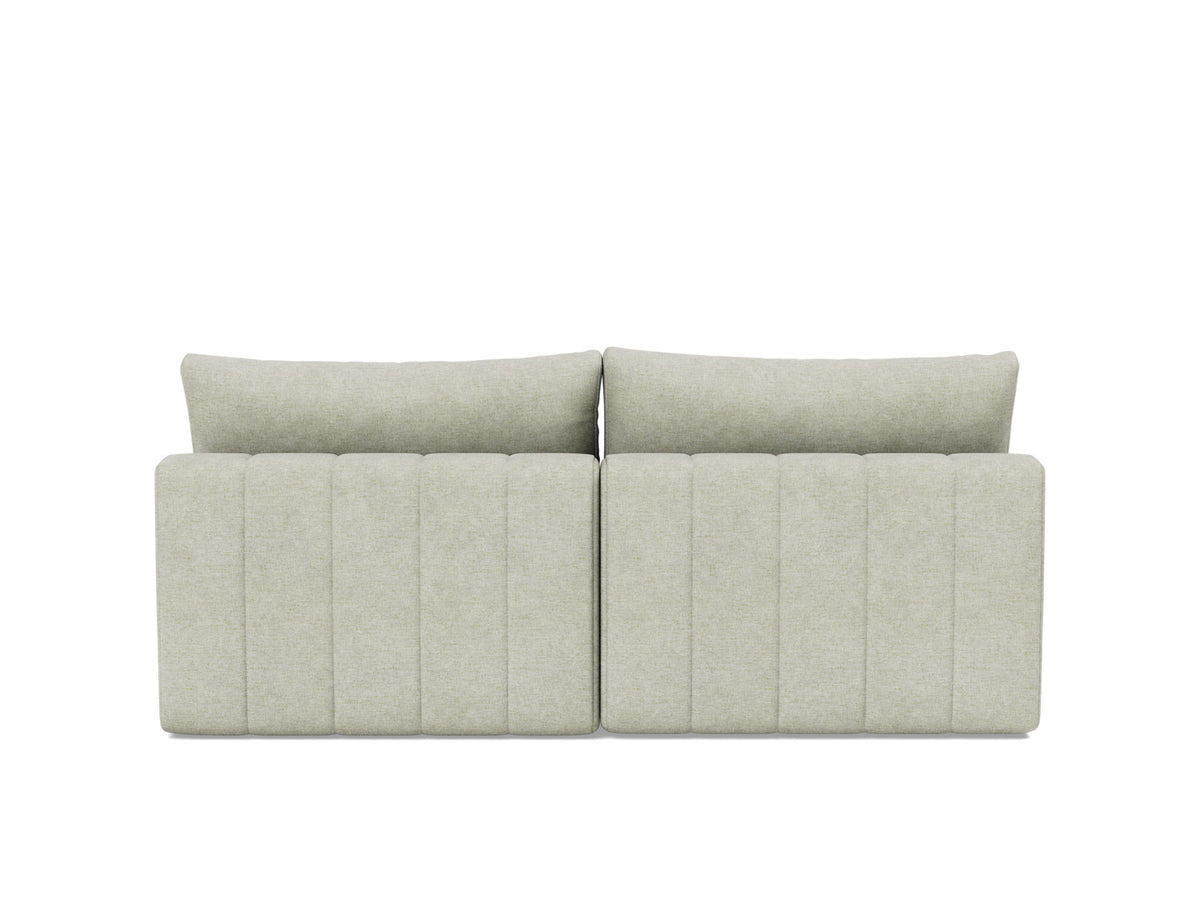 AKELLO Sofa Bed with Chaise, back view