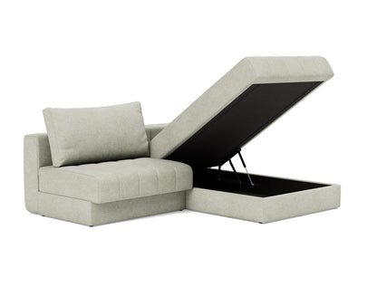 AKELLO Sofa Bed with Chaise, lounge position
